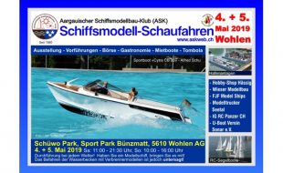 Banner ASK-Schiffsmodellschaufahren 2019